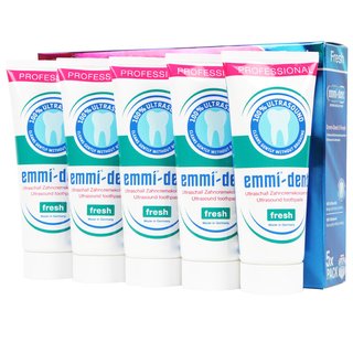 Emmi-dent Ultraschall Zahnpasta Fresh 5er Pack (5x75ml)