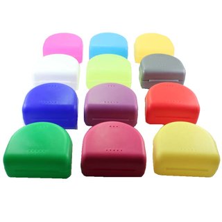 Zahnspangenbox 4,1cm verschiedene Farben