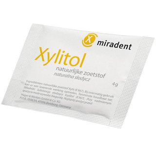 Miradent Xylitol Pulver 100% natürliche Süße 100 x 4g