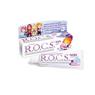 ROCS kids Bubble Gum Zahncreme 45g