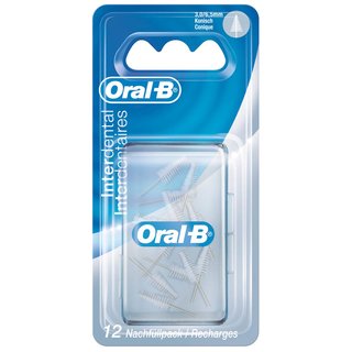 Oral-B Interdentalbürsten Nachfüllpack 12 Stück konisch fein 3,0-6,5 mm